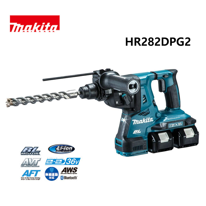 マキタ makita　28mm 充電式ハンマドリル　HR282DPG2 (6.0Ah)　※ビット別売 /KH05271_画像1