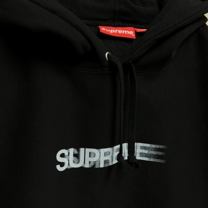 SUPREME シュプリーム 2023 motion logo hooded sweatshirt パーカー sizeL ブラック 【中目黒B10】_画像5