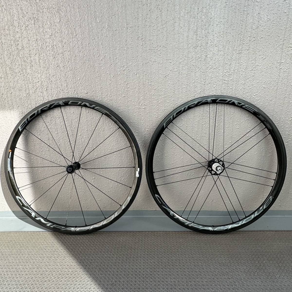 【美品】Campagnolo BORA ONE 35 TU カンパニョーロ ボーラワン ダークラベル シマノ11速