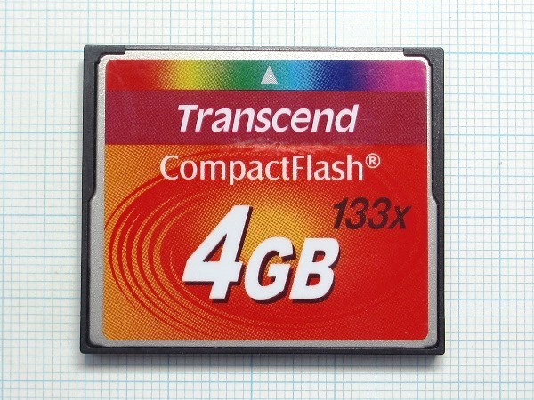 ★Transcend コンパクトフラッシュ ４ＧＢ 中古★送料６３円～_画像1