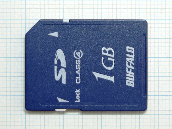 ★BUFFALO ＳＤメモリーカード １ＧＢ 中古★送料６３円～ の画像1