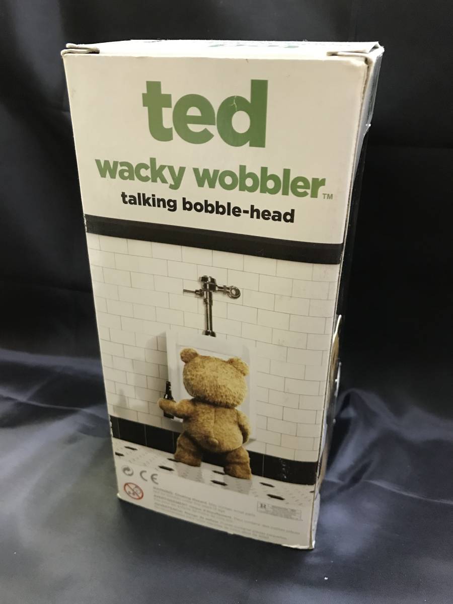 本棚-01 現品のみ TED wacky wobbler talking bobble-head ted テッド トーキング ボブルヘッド FUNKO_画像3