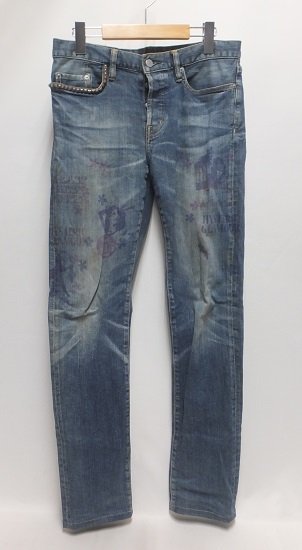 激安単価で ☆HYSTERIC GLAMOUR ヒステリックグラマー ペイント デニムパンツ 31インチ ボトムス 激安単価で ☆HYSTERIC GLAMOUR ヒステリックグラマー ペイント デニムパンツ 31インチ ボトムス