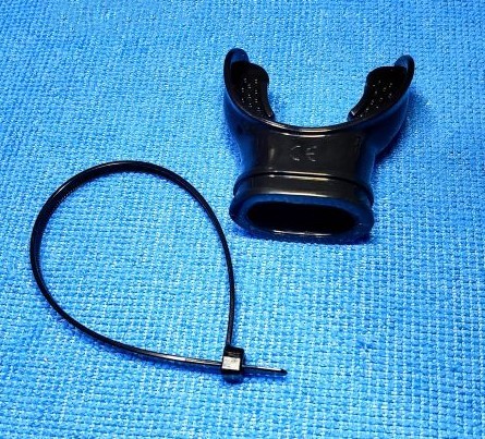  black silicon mouthpiece 3 piece 1980 jpy ( inspection regulator Octopus diving snorkel shuno-ke ring z