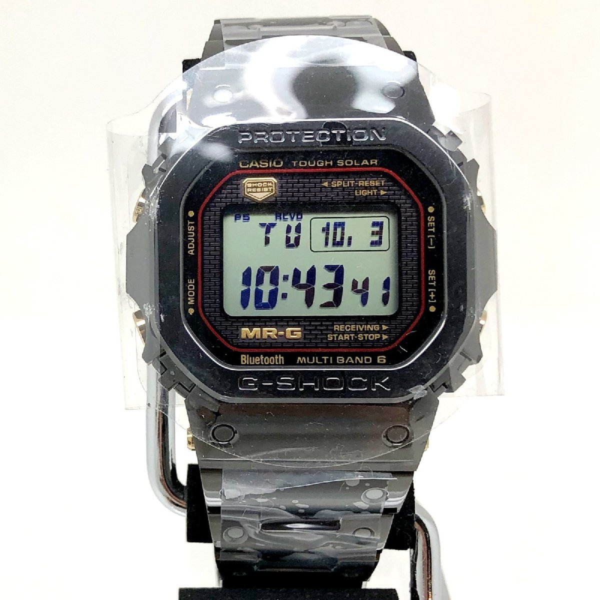 未使用品 G-SHOCK ジーショック CASIO カシオ 腕時計 MRG-B5000B-1JR MR-G デジタル 電波ソーラー チタン【IT1HSV633J6W】