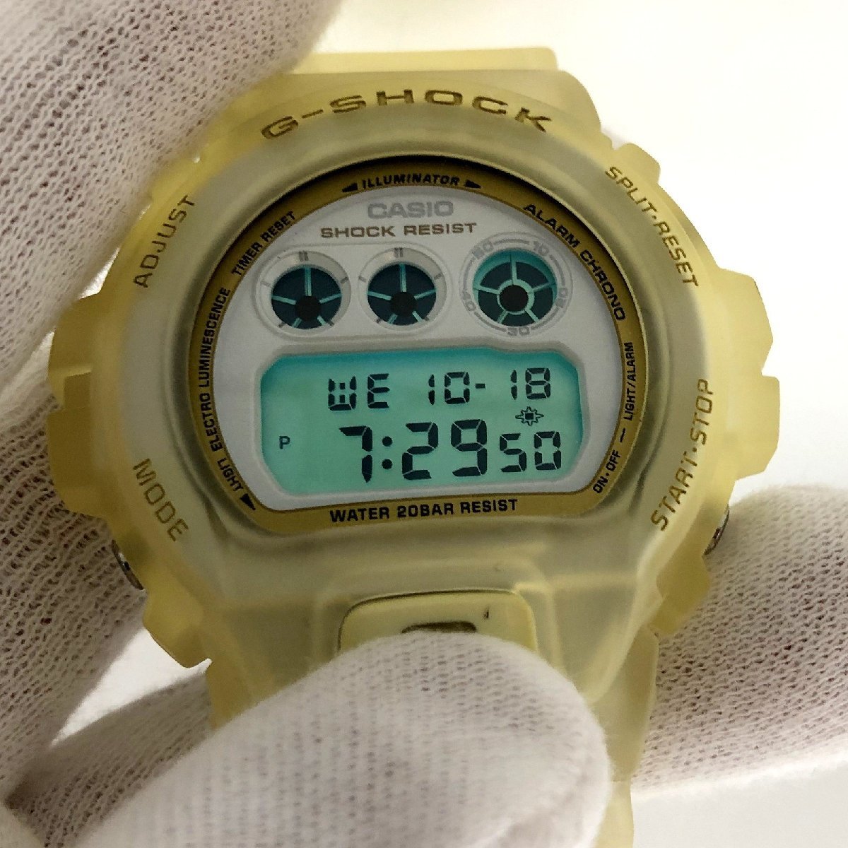 美品 G-SHOCK ジーショック CASIO カシオ 腕時計 DW-6900XLV-7JR 三つ目 デジタル プレシャスハートセレクション 【IT50BT0OPVH8】_画像5