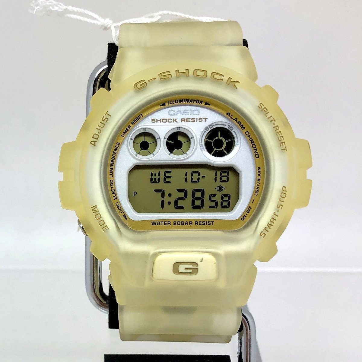 美品 G-SHOCK ジーショック CASIO カシオ 腕時計 DW-6900XLV-7JR 三つ目 デジタル プレシャスハートセレクション 【IT50BT0OPVH8】_画像1