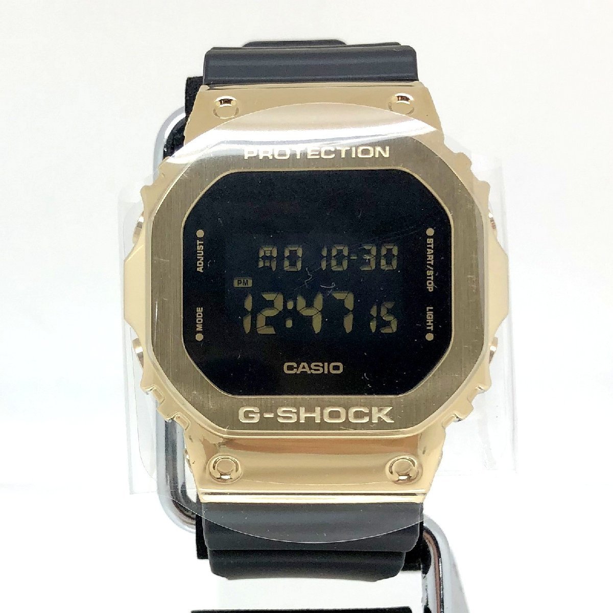 未使用品 G-SHOCK ジーショック CASIO カシオ 腕時計 GM-5600G-9 メタル ラバー デジタル クォーツ ブラック【ITG09WMR3JQS】