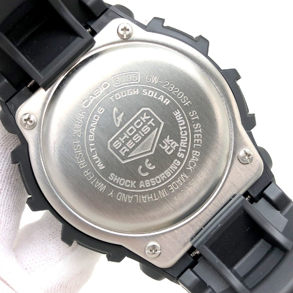 極美品 G-SHOCK ジーショック CASIO カシオ 腕時計 GW-2320SF-1B6JR ファイアーパッケージ 2023モデル 電波ソーラー 【ITYMEZ2BQ2AW】_画像6