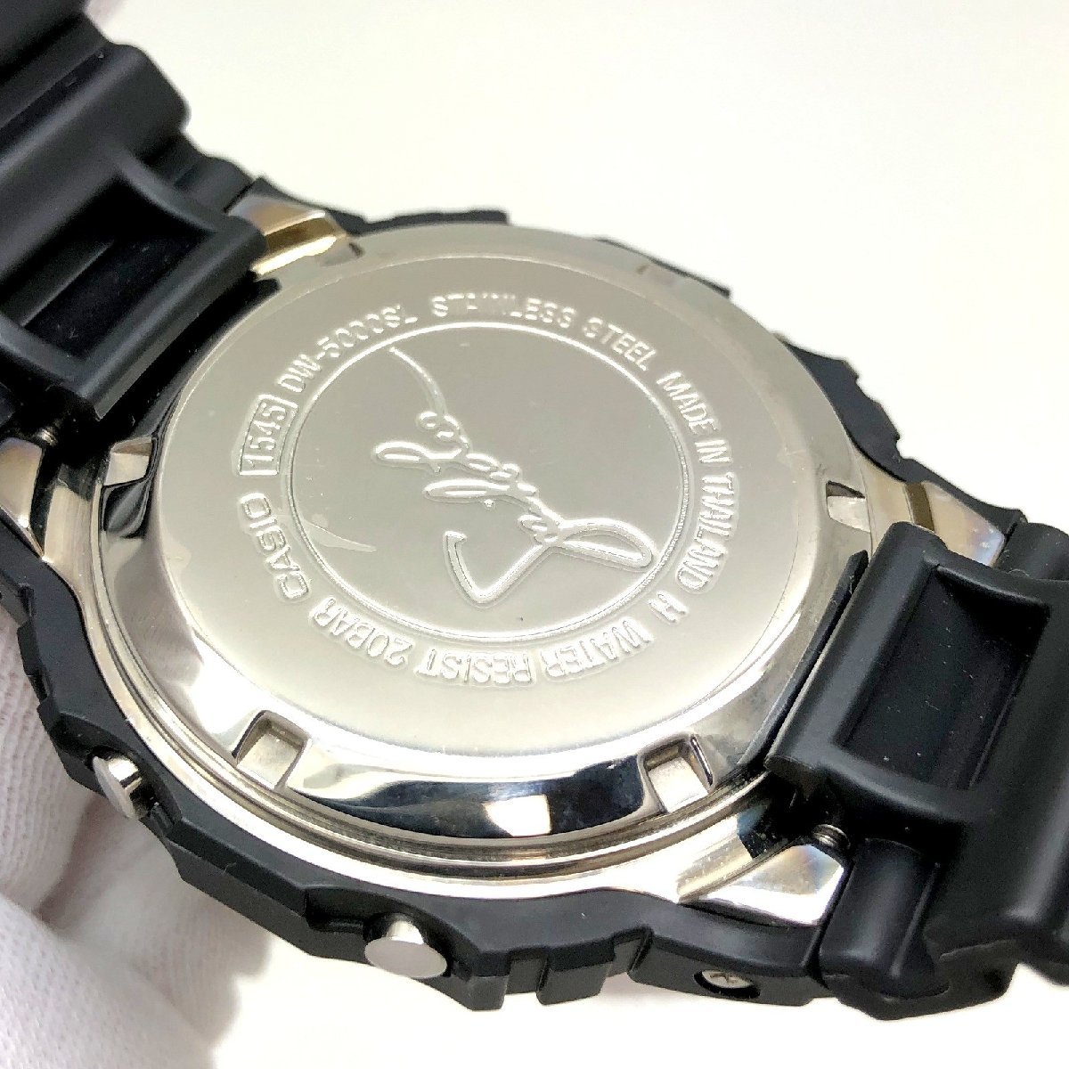 美品 G-SHOCK ジーショック CASIO カシオ 腕時計 DW-5000SL-1JR 25TH 25周年記念 スパイクリー コラボ【IT8GS7E9VPKQ】_画像8