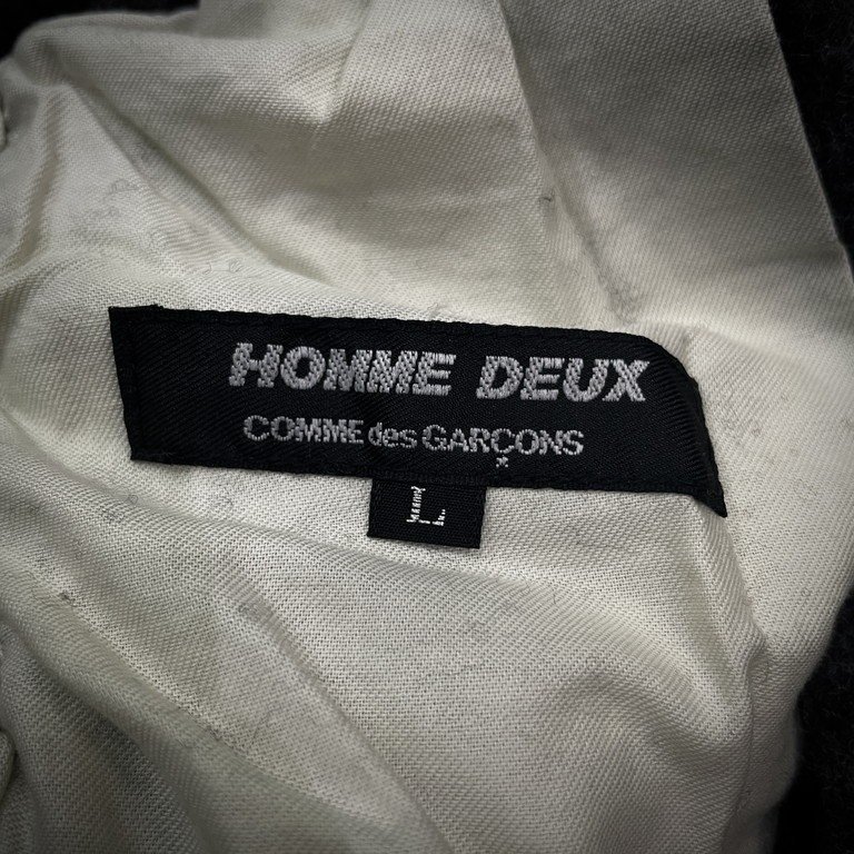 COMME des GARCONS HOMME DEUX 【men541Y】 21AW 縮絨ウールイージーテーパードパンツ AD2021 ボトム コムデギャルソンオムドゥ メンズ AR_画像9