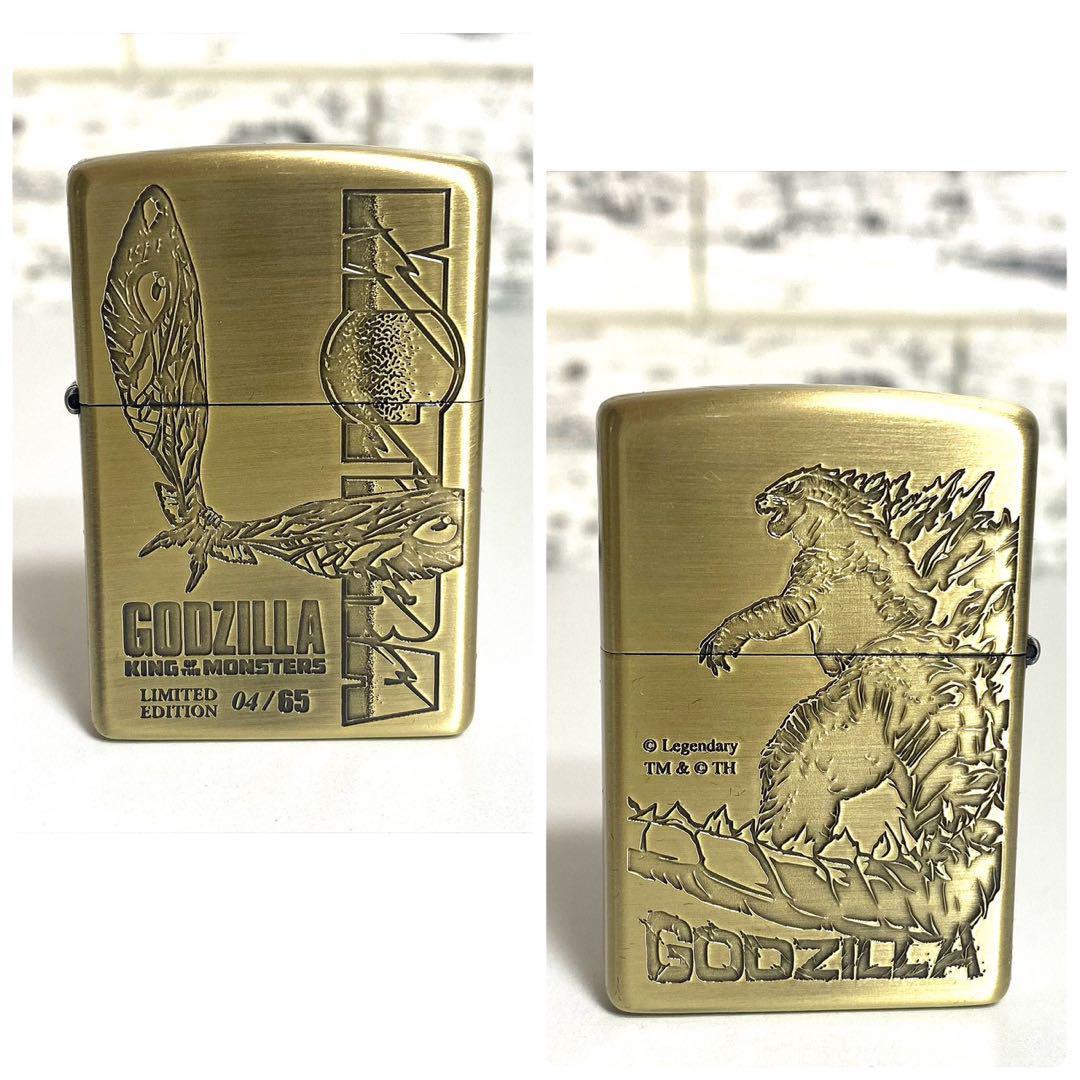 Sản phẩm 【4個セット】未使用 ZIPPO ジッポ ゴジラ 65周年 65個限定 金