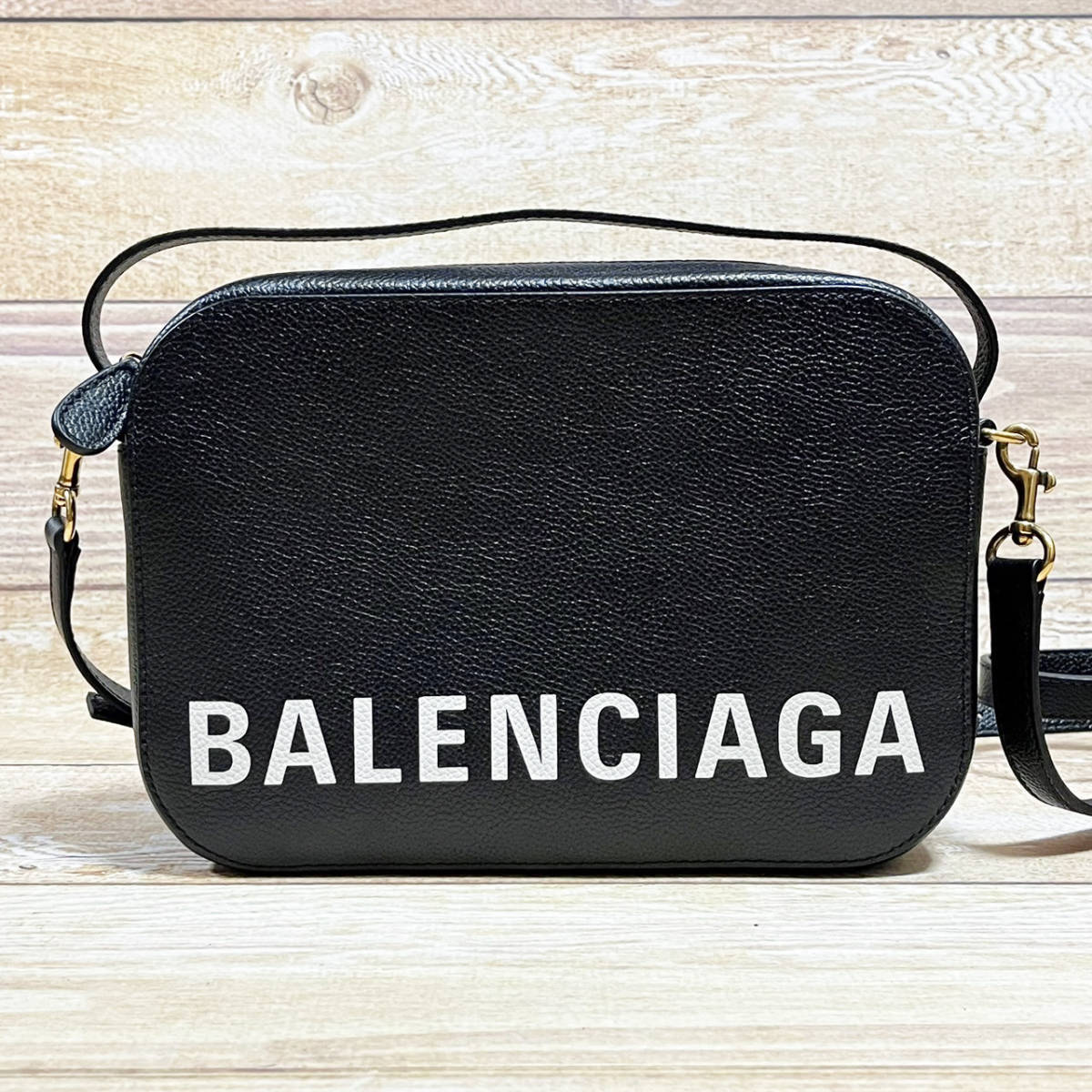 未使用 BALENCIAGA バレンシアガ VILLE ヴィル カメラバッグ S