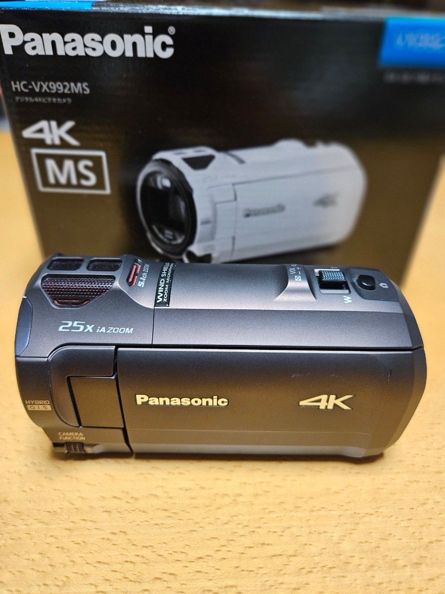 家電店展示 保証付 パナソニック 4K ビデオカメラ HC-VX992MSTJ