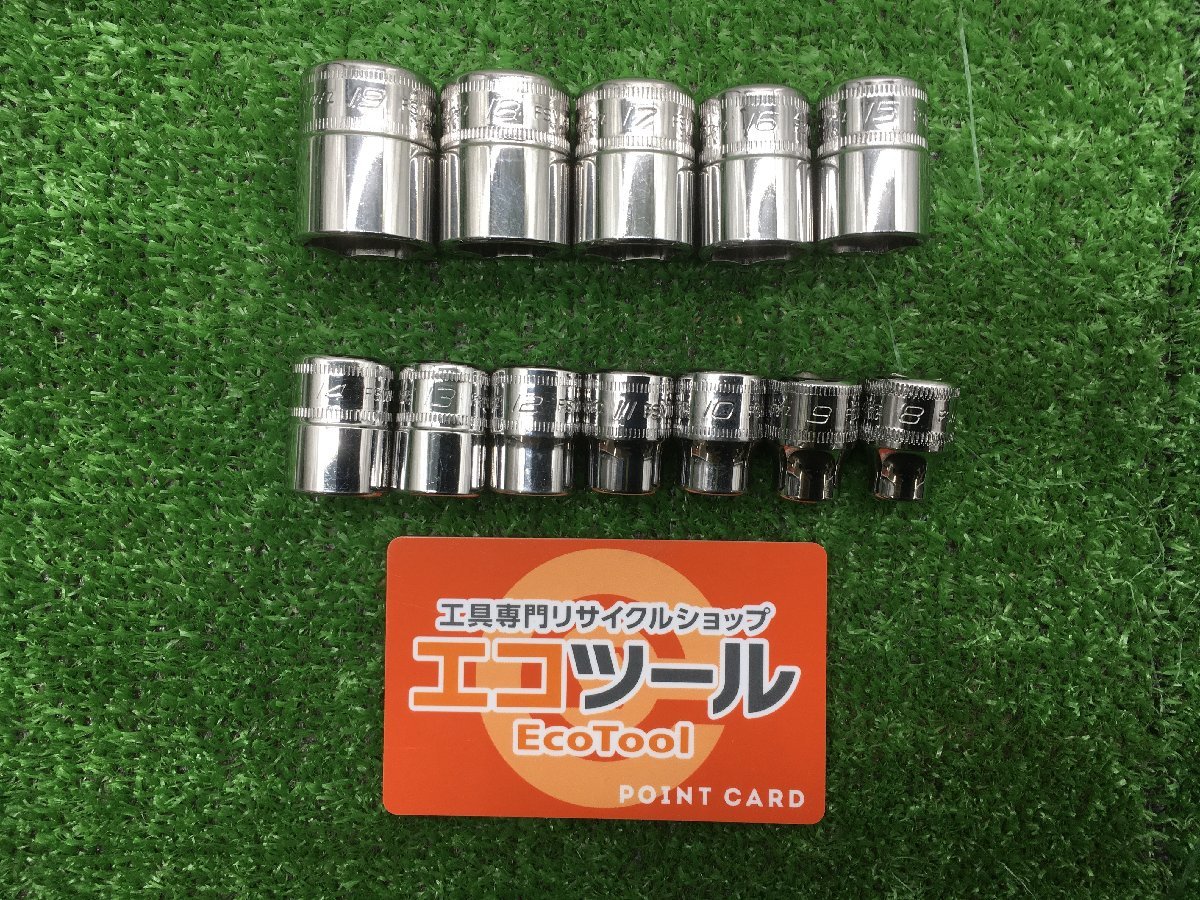 【領収書発行可】☆Snap-on/スナップオン シャローソケット12点セット 8-19 FSM8I-FSM19I [ITDM0TJGZYNI]_画像1