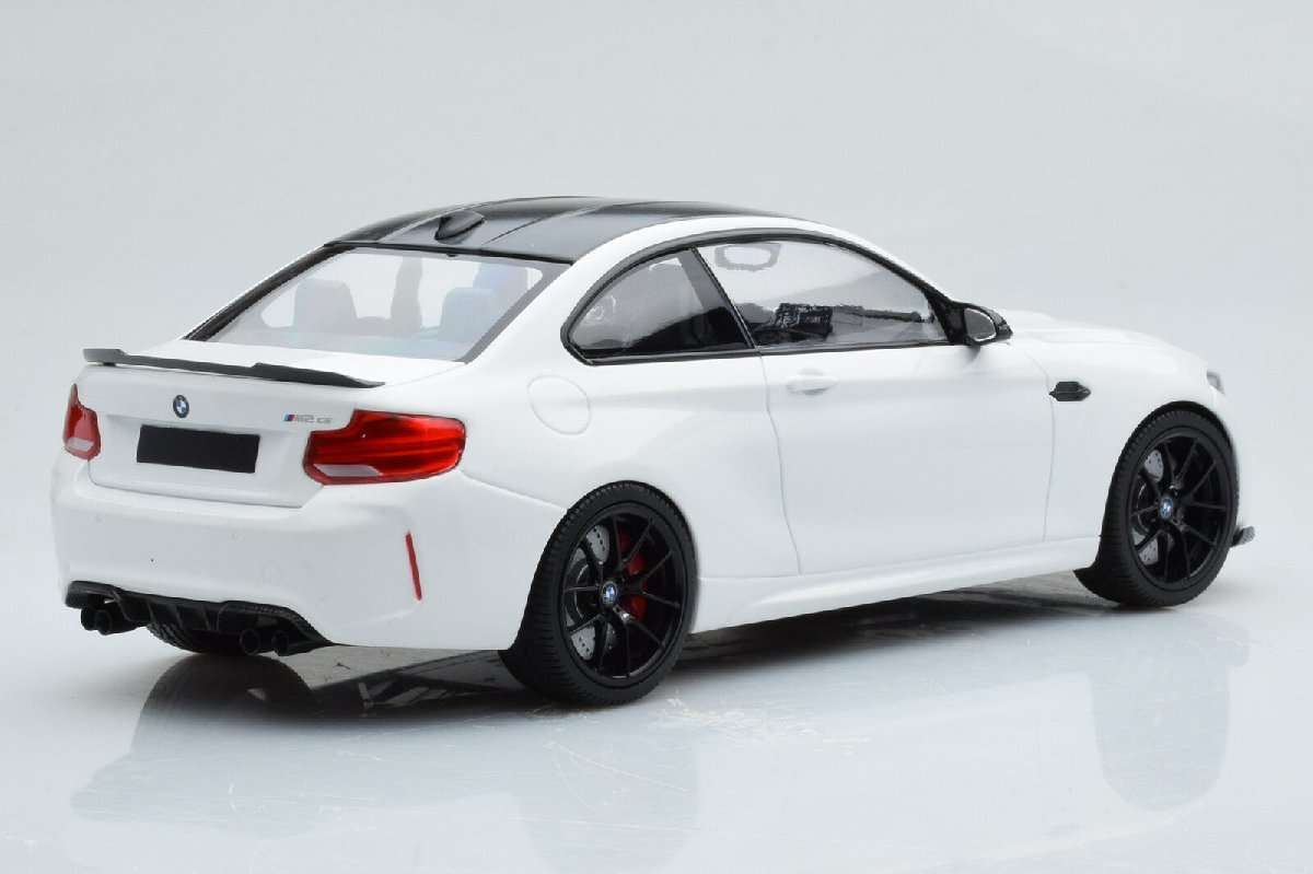 Minichamps 155021025 ミニチャンプス 1/18 ミニカー ダイキャストモデル 2020年モデル BMW M2 アルピンホワイト・ブラックホイール_画像2