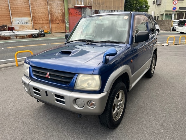 大阪7620★三菱 MITSUBISHI パジェロミニ PAJERO MINI Vターボ H58A 4A30 4WD ETC 純正アルミ 一時抹消済み 売切り!_画像1