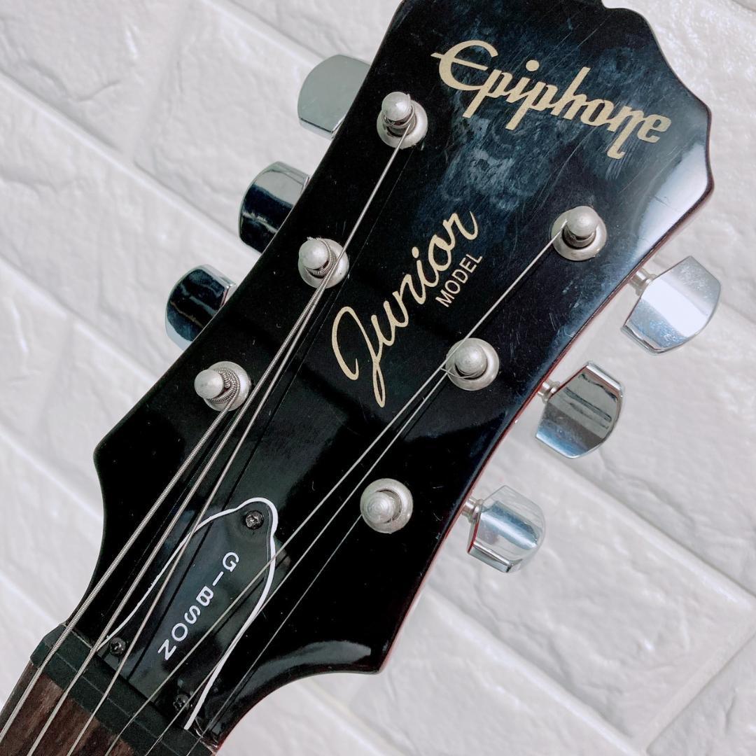 美品 エレキギター Epiphone エピフォン SG Junior GIBSON SGジュニア ギブソン レッド