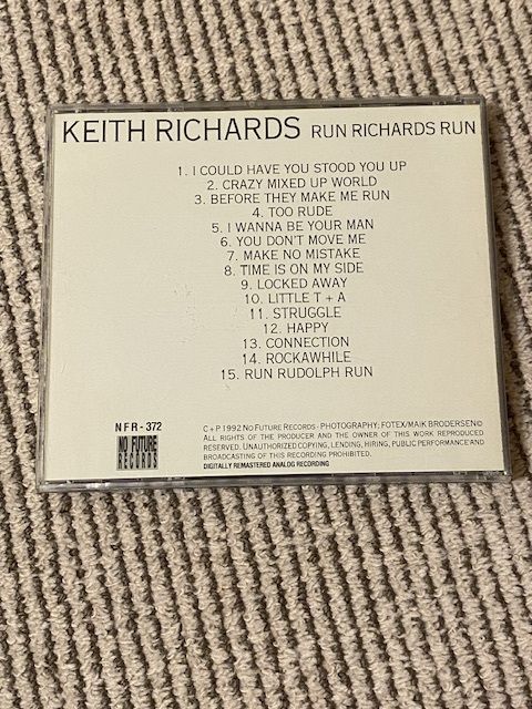 Keith Richards 「Run Richards Run」 1CD_画像2