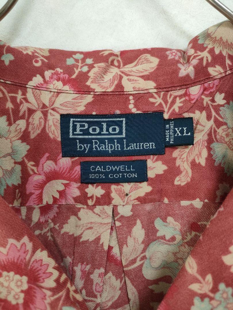 ポロラルフローレン　Caldwell 花柄　アロハシャツ　ポロベア　ビンテージ POLO RALPH LAUREN RRL RLX SPORT_画像6