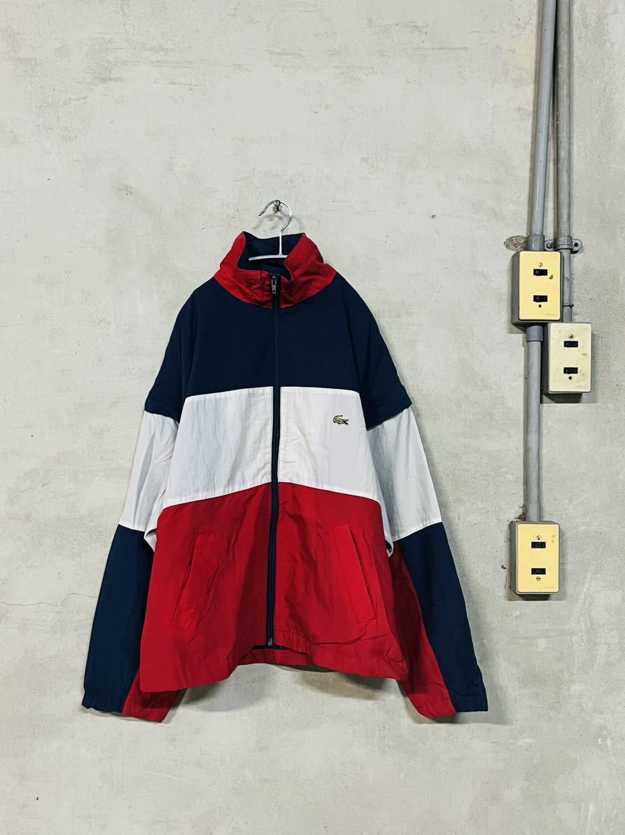 80s 80年代 アイゾッド ラコステ IZOD LACOSTE ナイロン ブルゾン