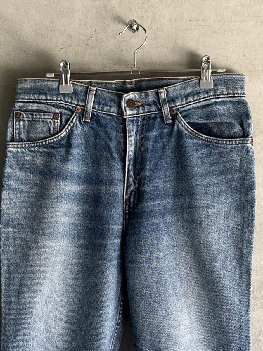 80s 80年代 88年 リーバイス levis 505 0217 ヒゲ デニム パンツ ジーンズ 古着 w32 ウエスト ビンテージ ジーンズ アメリカ ボタン裏359_画像9