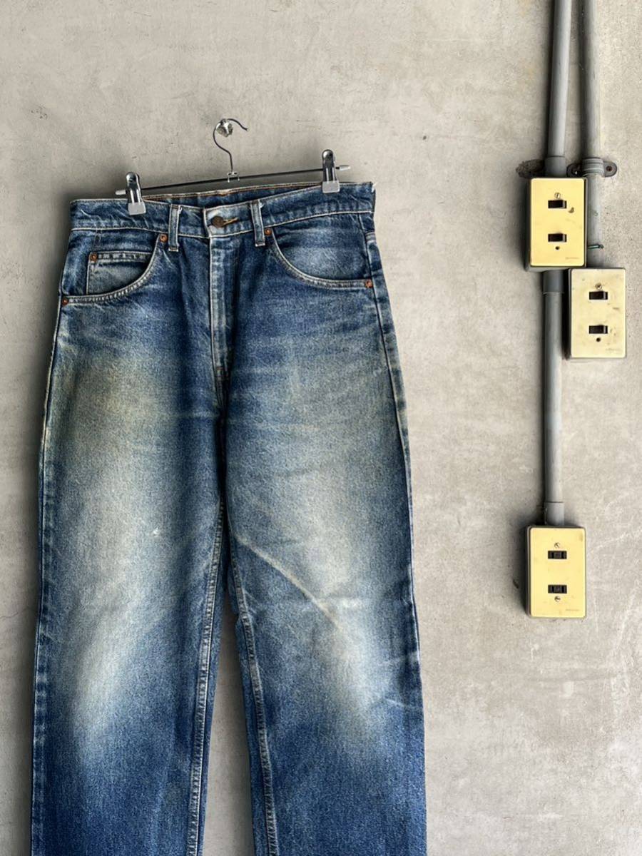 90s 90年代 98年 ビンテージ リーバイス 610 levis デニム パンツ スリム テーパード 606 605 後継 古着 オレンジタブ ボタン裏359