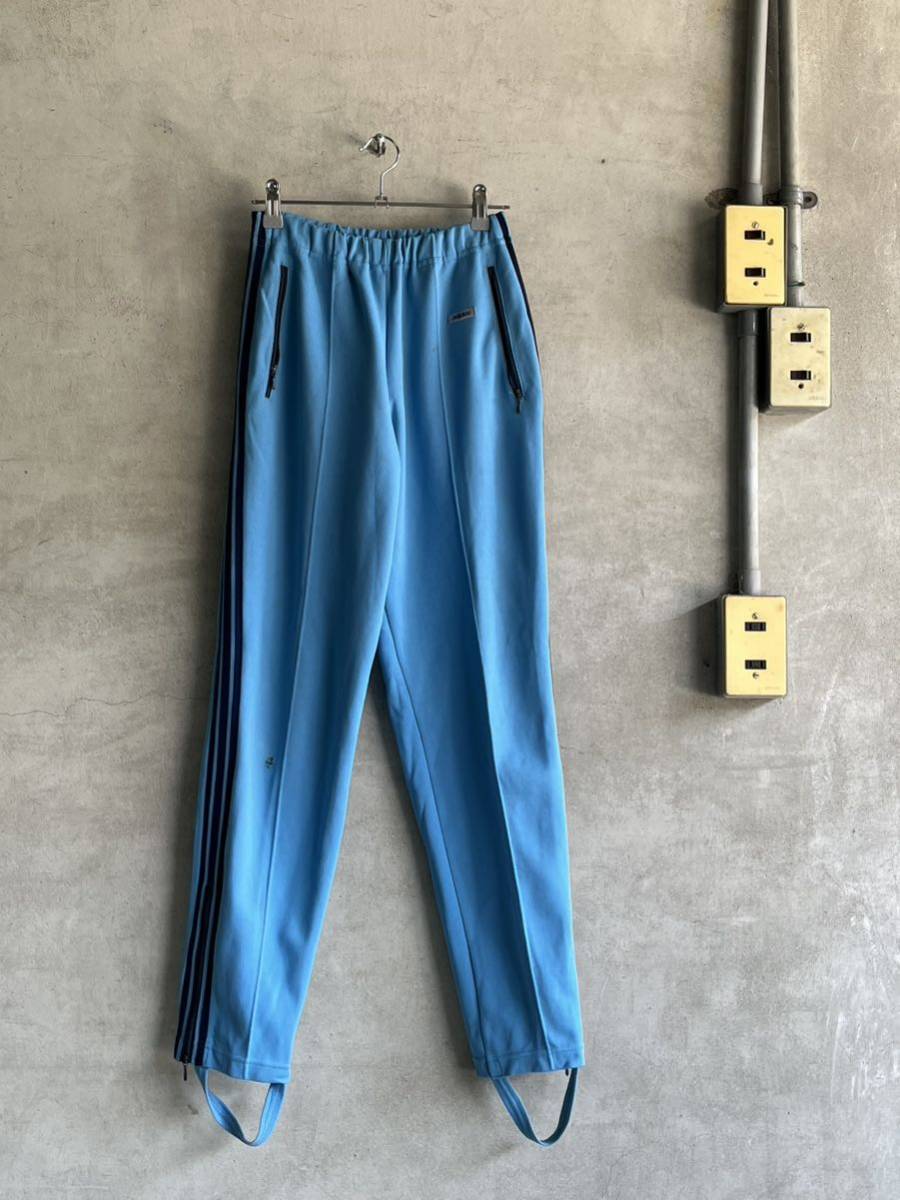 70s 70年代 ビンテージ adidas アディダス 西ドイツ トラックパンツ ジャージ 3ストライプ ヴィンテージ スポーツ デサント ユーロvintage_画像2