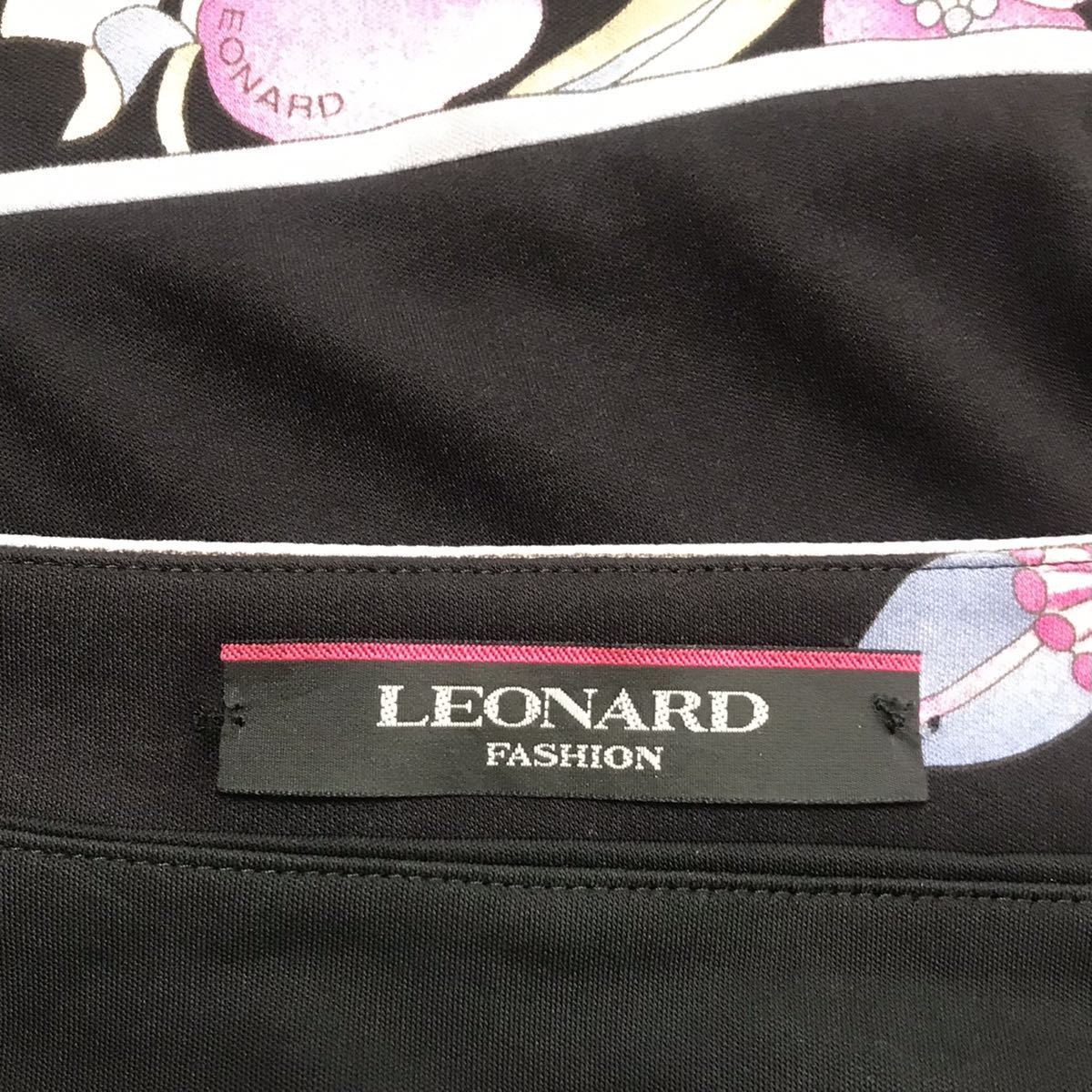 極美品　レオナール Leonard ワンピース S〜Mサイズ_画像6