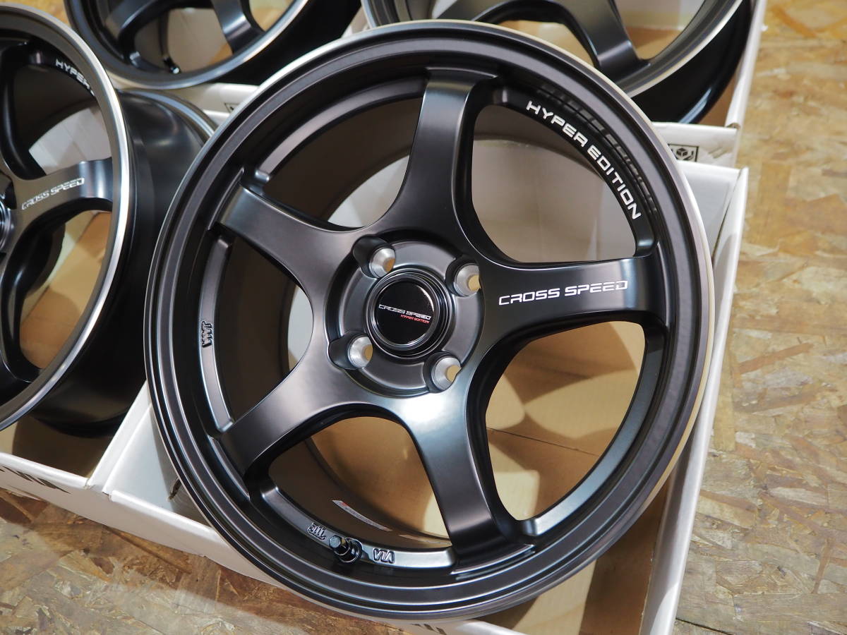 * легкий *17inch 7.5J+38 4H100 новый товар популярный reverse-zori X Speed CR5 колесо для одной машины шина set возможность ROADSTER CIVIC SUCCEED PROBOX черный 