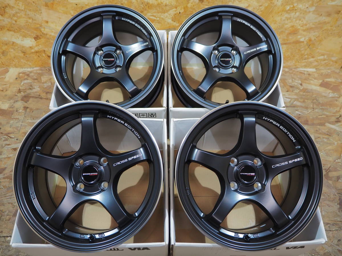 * легкий *17inch 7.5J+38 4H100 новый товар популярный reverse-zori X Speed CR5 колесо для одной машины шина set возможность ROADSTER CIVIC SUCCEED PROBOX черный 