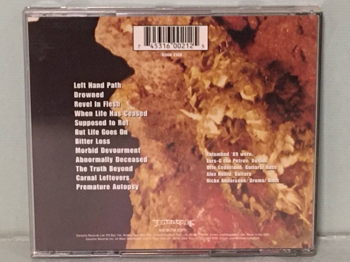 ENTOMBED エントゥームド/ LEFT HAND PATH US盤CD－日本代購代Bid第一