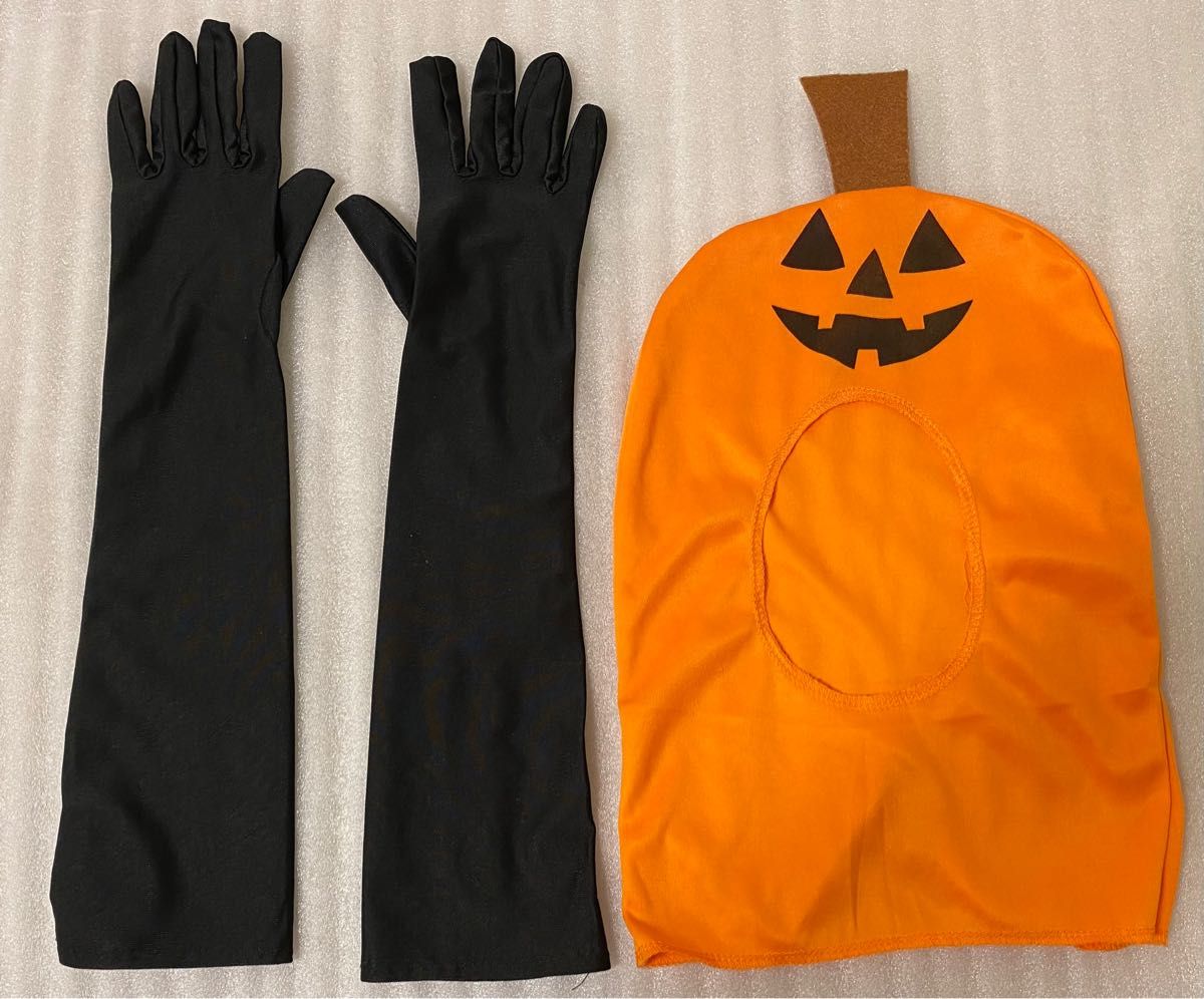 ハロウィン　仮装　手袋　かぼちゃ