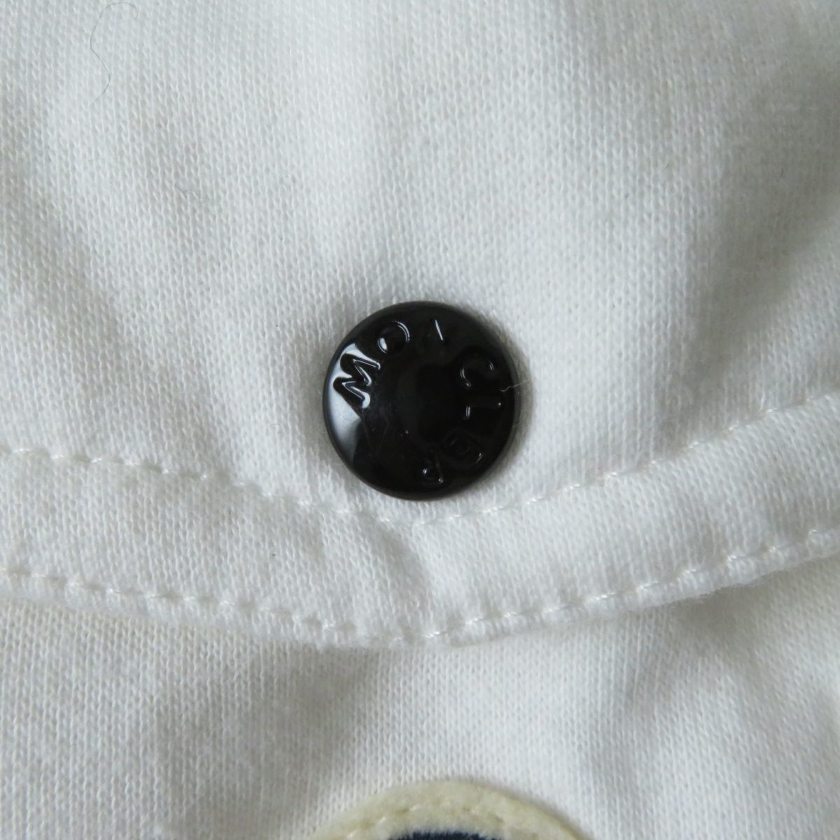 未使用品◎正規品 21AW MONCLER モンクレール MAGLIA CARDIGAN レディース ダウン切替 ジップパーカー ホワイト 白 M タグ付き_画像7