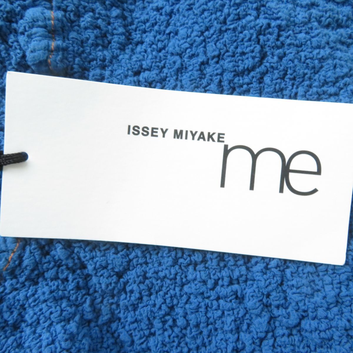 未使用品☆正規品 me ISSEY MIYAKE ミーイッセイミヤケ カリフラワー ステッチデザイン 半袖 カットソー/トップス ブルー 日本製_画像8