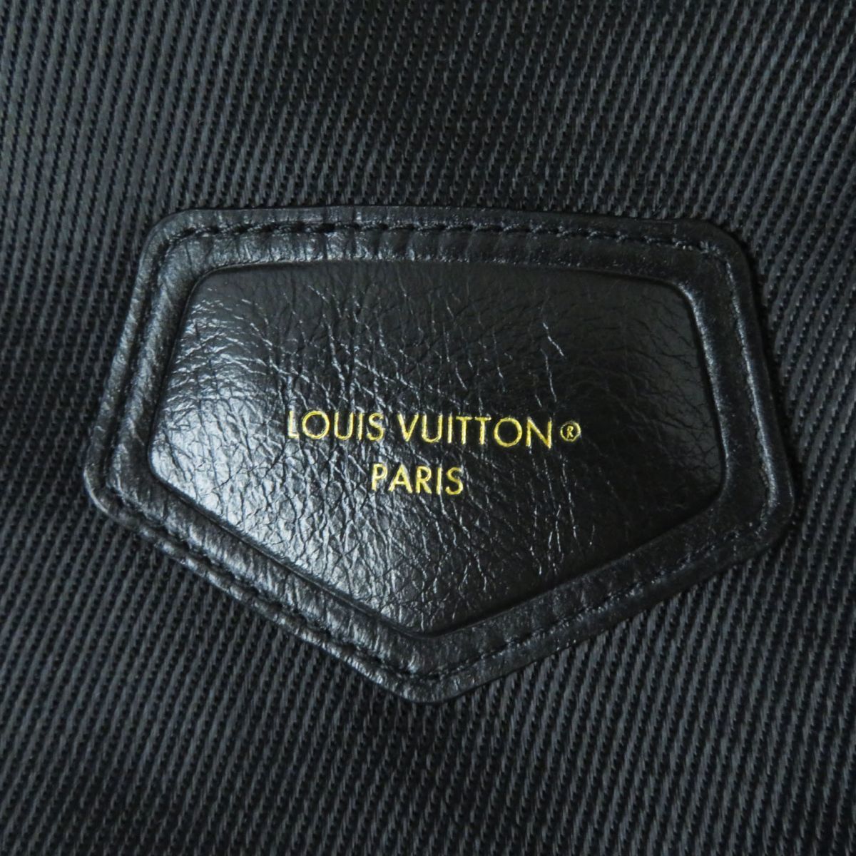  unused * regular goods 23 year LOUIS VUITTON Louis Vuitton 1AAWP7 monogram fi- dead Parker | blouson black 36 hanger *ga- men to* tag attaching 
