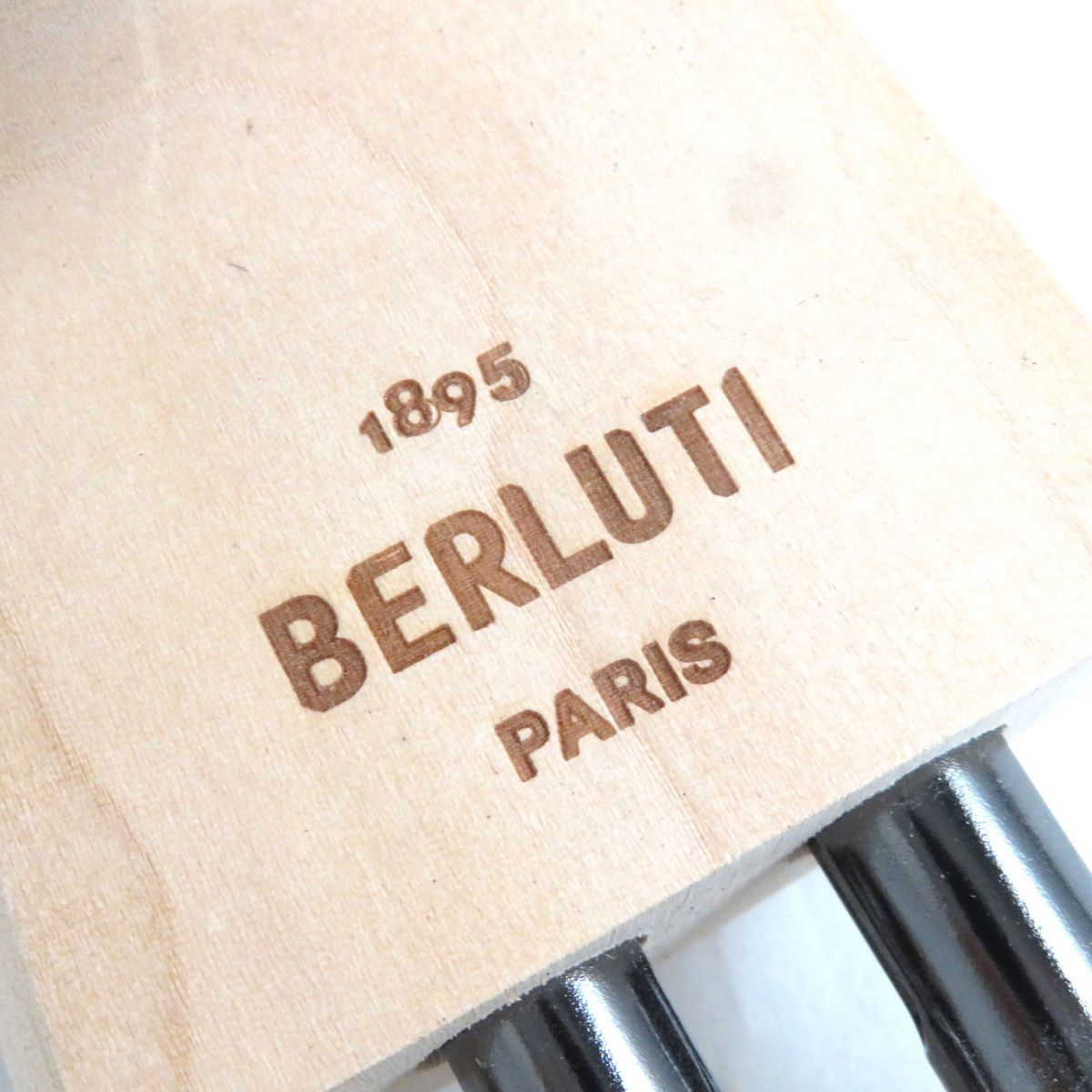  превосходный товар ^BERLUTI Berluti новый с логотипом из дерева дерево колодка tree / обувные колодки натуральный 6 Франция производства мужской рекомендация *