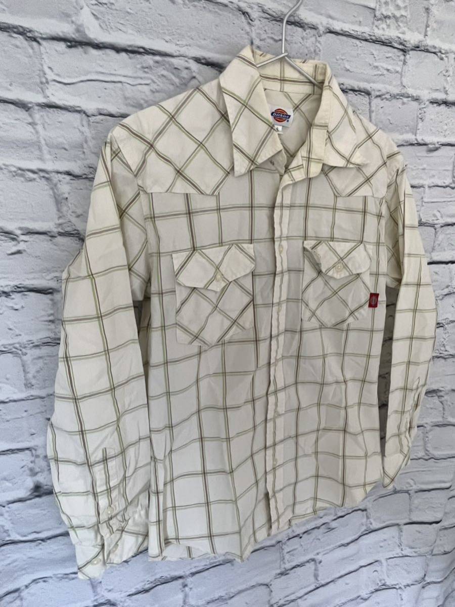 Dickies ディッキーズウエスタンチェックシャツ Sサイズ 中古