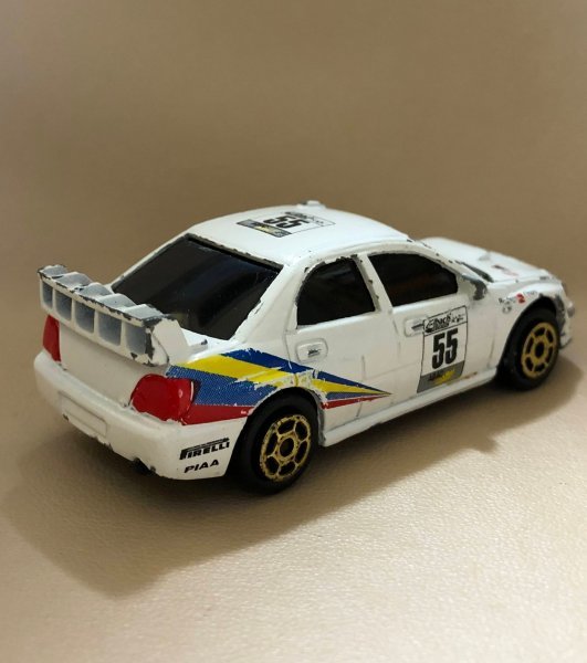 マジョレット　スバル　インプレッサ　WRC　ミニカー　majorette　同梱可 SUBARU IMPREZA WRC (Eint_f3s)_画像2