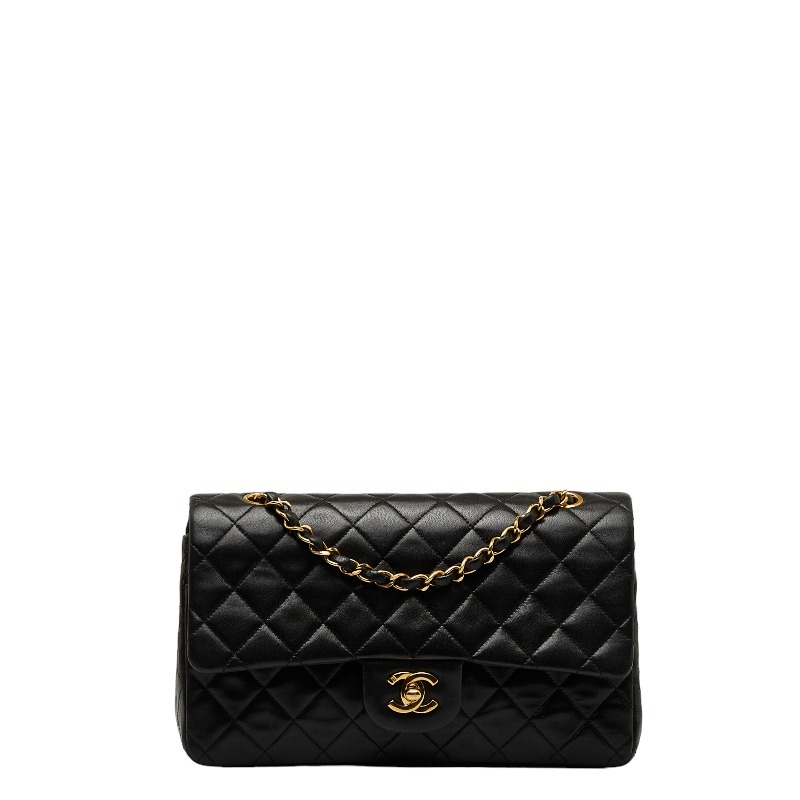 特別セーフ シャネル 【中古】 CHANEL レディース ラムスキン ブラック