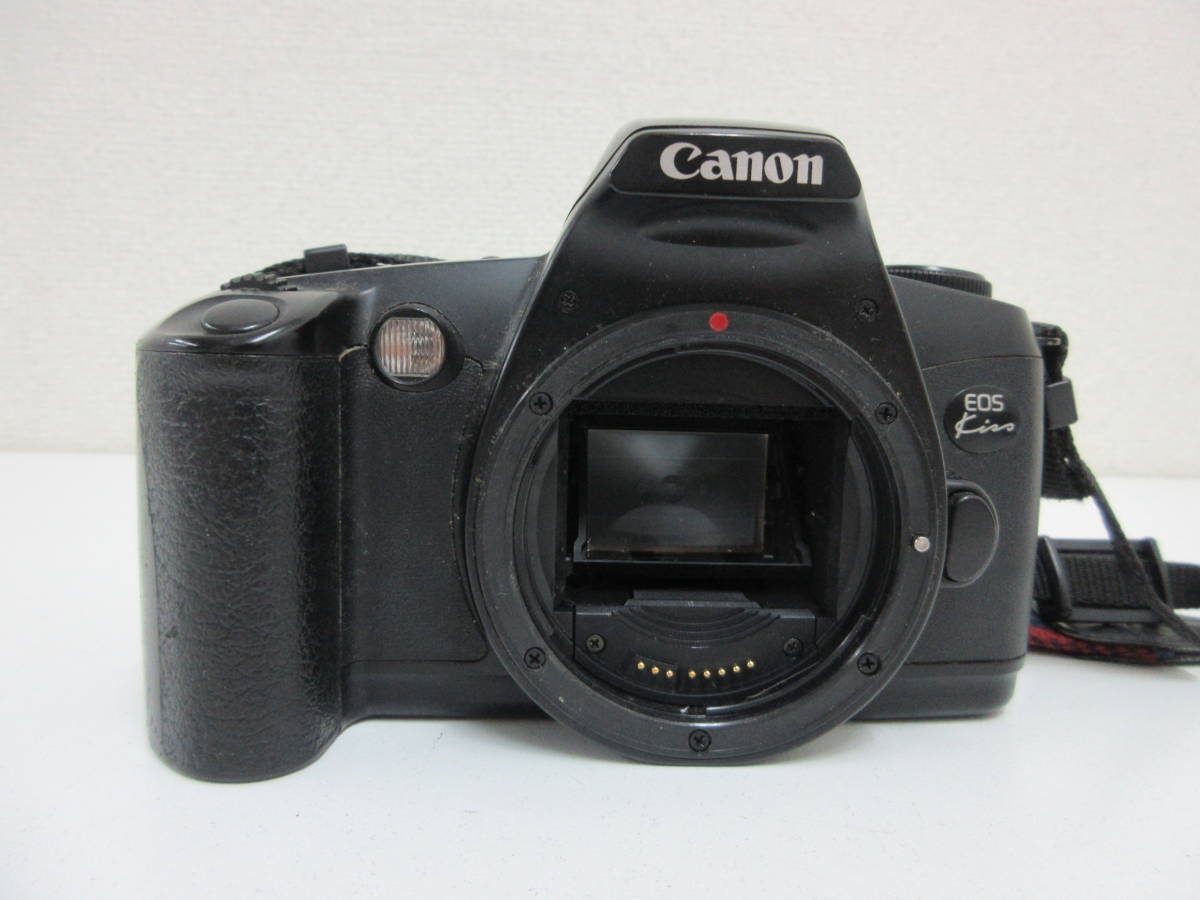 中古 カメラ Canon キャノン カメラ EOS Kiss / レンズ EF 80-200mm 1:4.5-5.6 / 35-80mm 1:4-5.6 ※通電のみ確認済 ／L_画像2