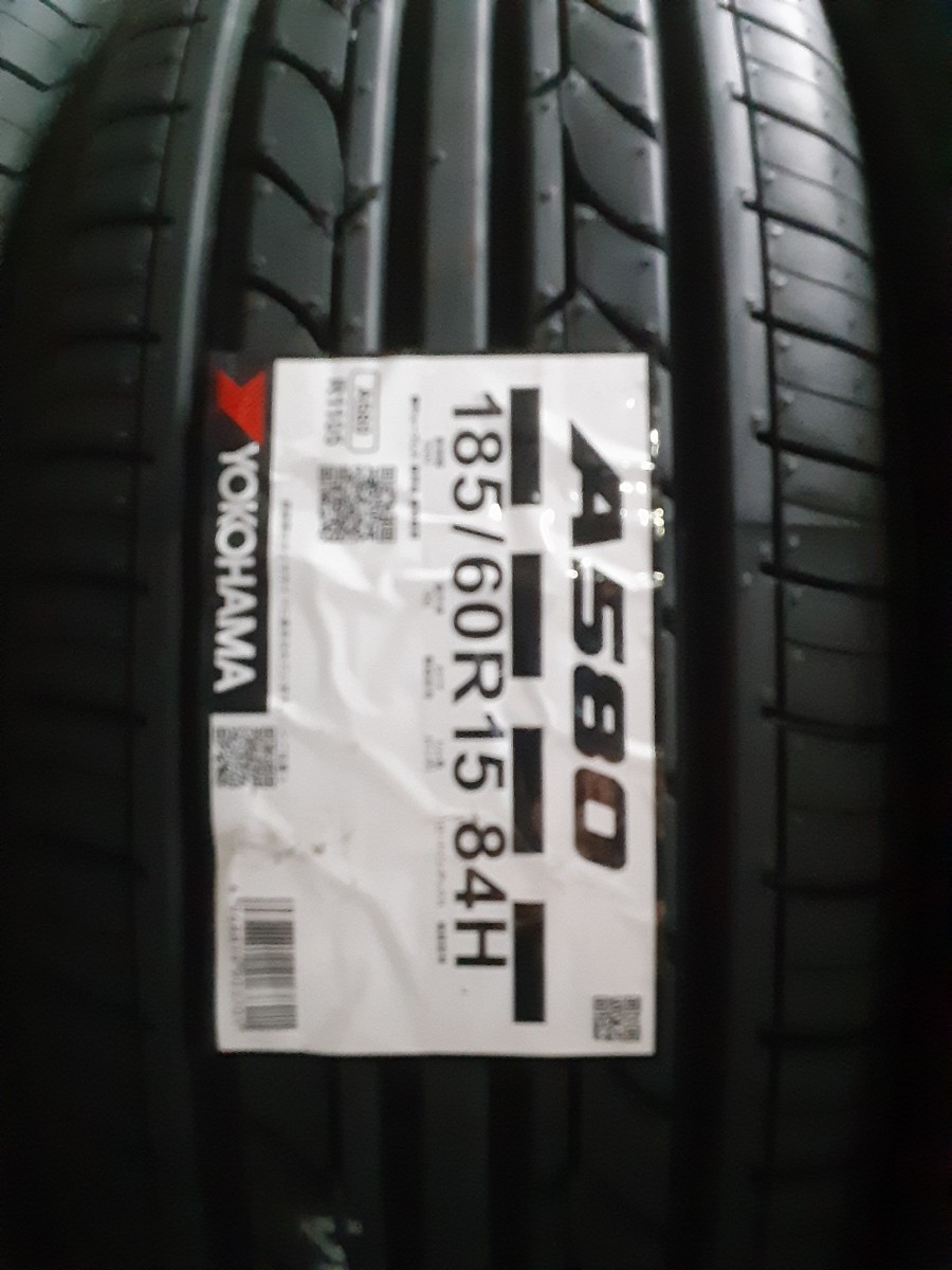 新品 ヨコハマタイヤA580 185/60R15 4本セット_画像1