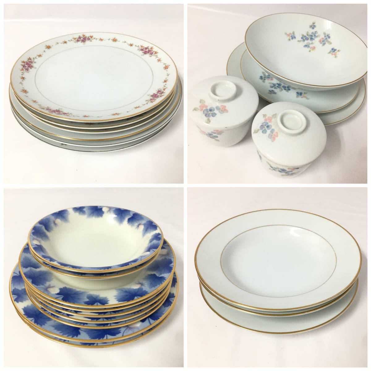 KI23/12　Noritake ノリタケ 食器 まとめて23点 スタジオコレクション プリンセス 小皿 中皿 大皿 プレート サラダボール 茶碗蒸し■_画像8