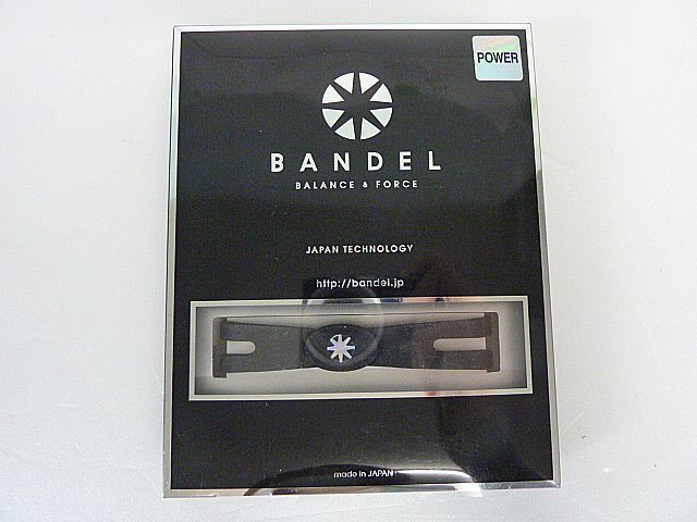 T542 バンデル BANDEL ブレスレット ブラック レギュラータイプ M 17.5cm BALANCE&FORCE スポーツ シリコンブレスレット メンズ レディース_画像1