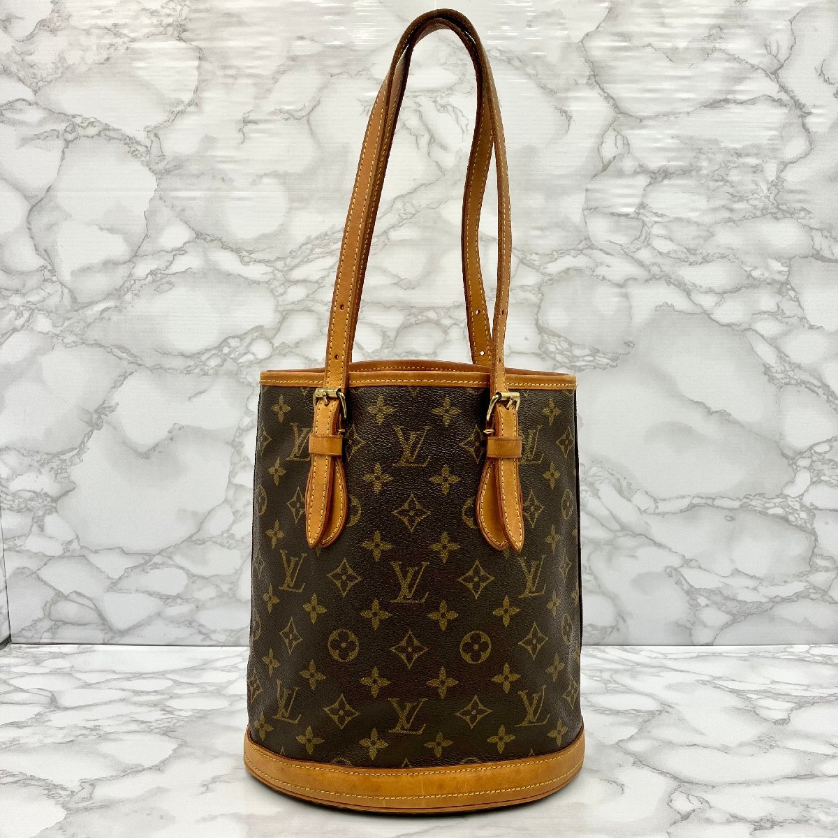 半価直販 LOUIS VUITTON モノグラム プチバケット PM M42238 | saby 