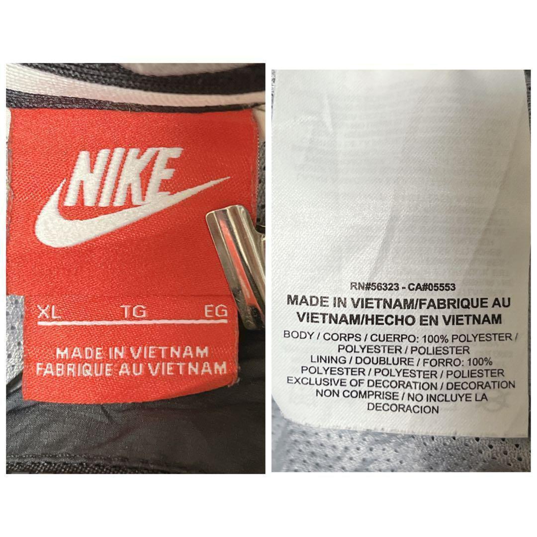 NIKE ナイキ ナイロンジャケット XL ワンポイント スウッシュ NIKE ナイキ ナイロンジャケット XL ワンポイント スウッシュ