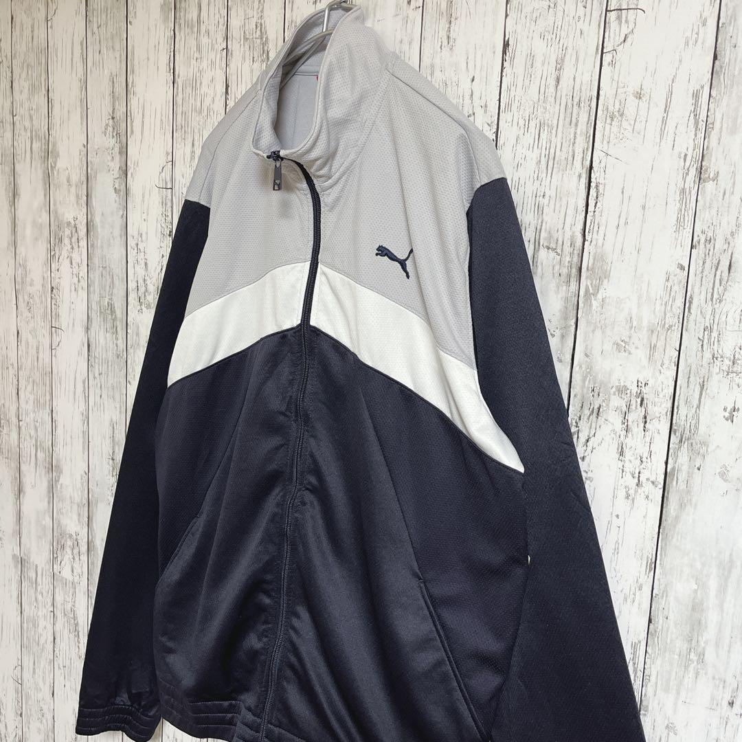 PUMA プーマ トラックジャケット ジャージ XL マルチカラー 黒 PUMA プーマ トラックジャケット ジャージ XL マルチカラー 黒