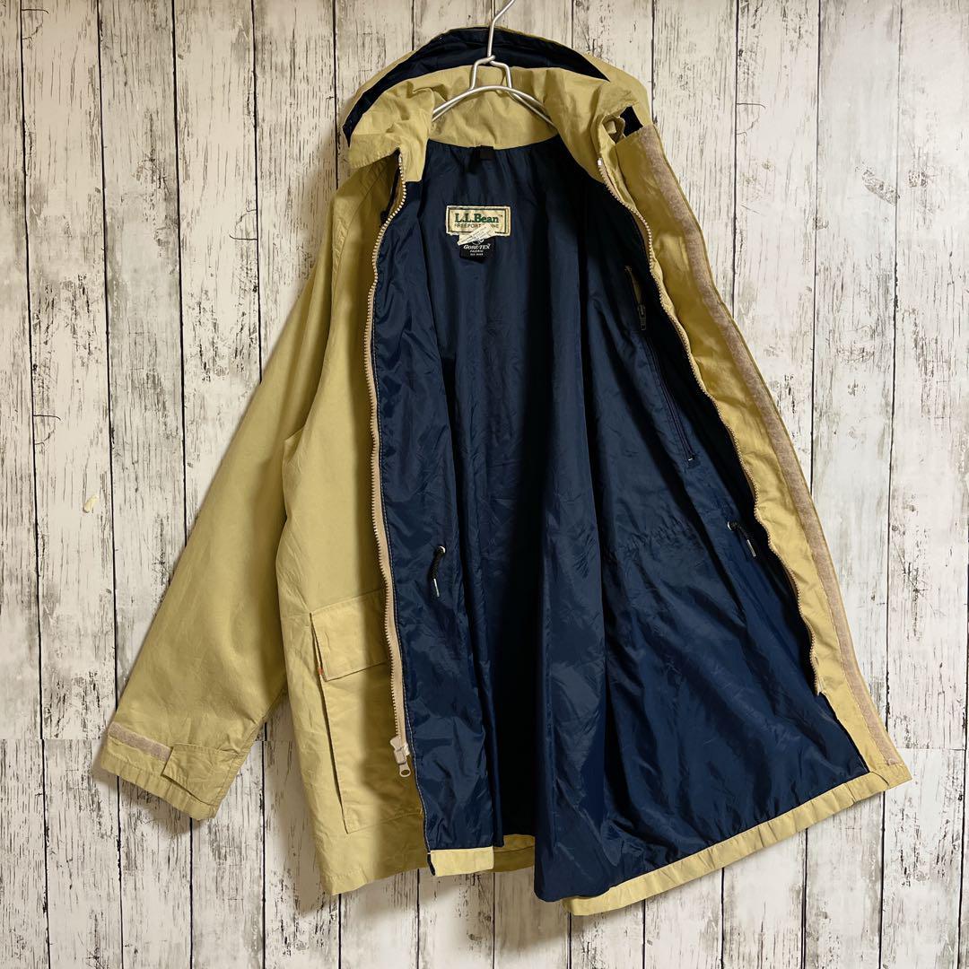 80's LLBean エルエルビーン GORE TEX ゴアテックス マウンテンパーカー XL ベージュ 80年代ヴィンテージ US古着 HTK2242