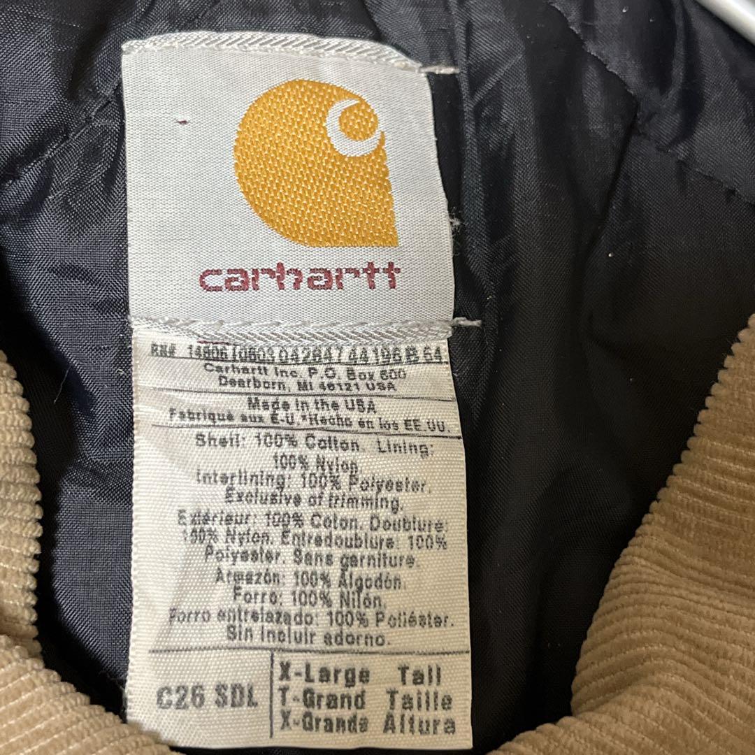 90's carhartt カーハート USA製 トラディショナルコート ダック 90's carhartt カーハート USA製 トラディショナルコート ダック