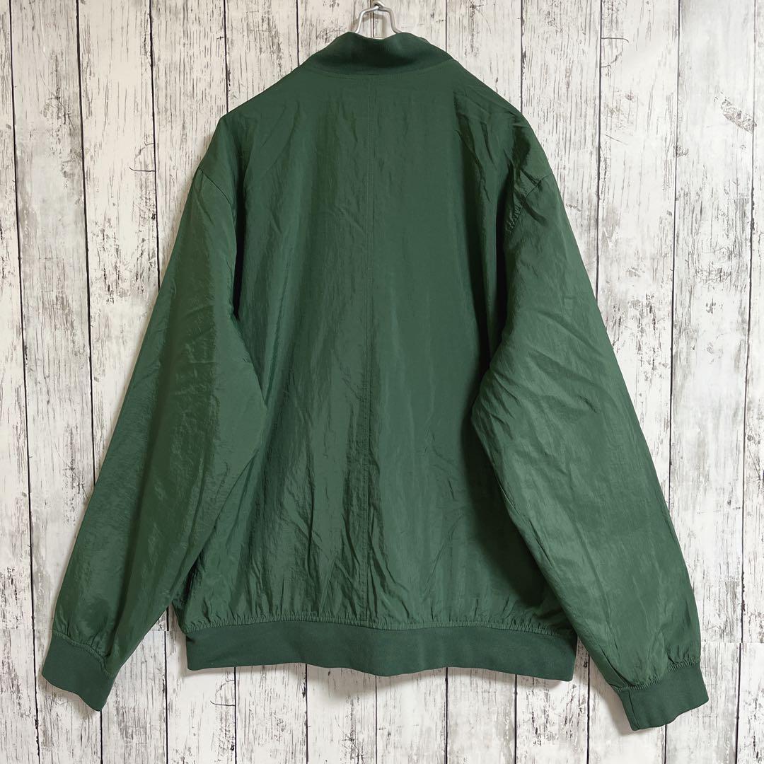 NIKE ナイキ ナイロンジャケット 2XL 緑 グリーン ワンポイント NIKE ナイキ ナイロンジャケット 2XL 緑 グリーン ワンポイント